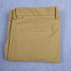 CRZ YOGA Mens 36x30 Khaki color Chino Golf Pants